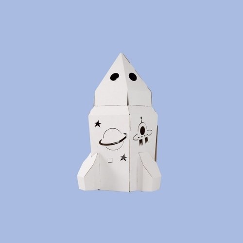 TEKTORADO波蘭創意紙箱玩具- 夢幻火箭 TEKTORADO波蘭創意紙箱玩具- 夢幻火箭